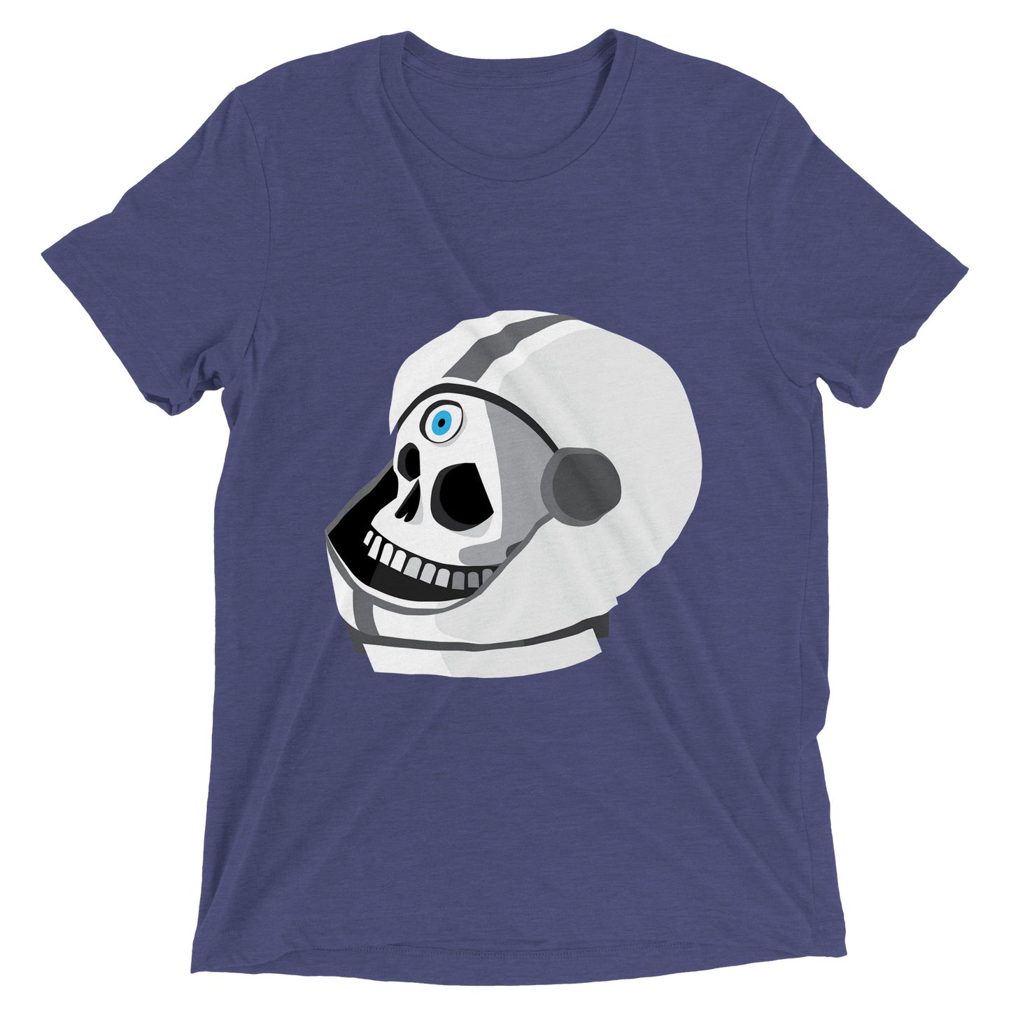 Enlighted Skull - Triblend Unisex Crewneck T-shirt