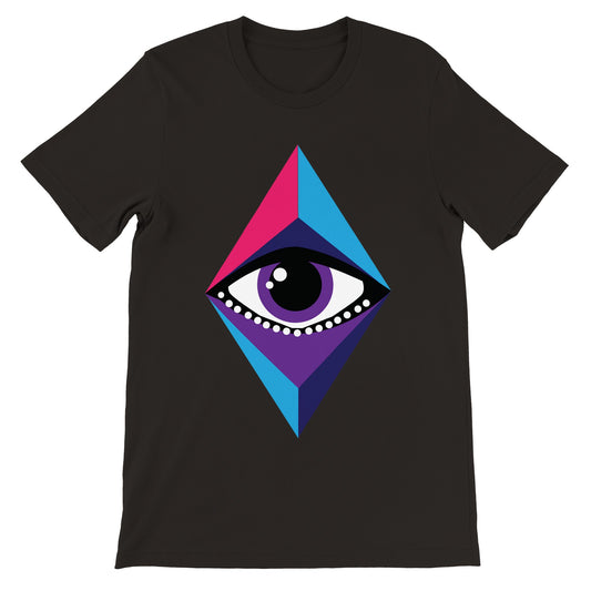 Purple Eye - Premium Unisex Crewneck T-shirt